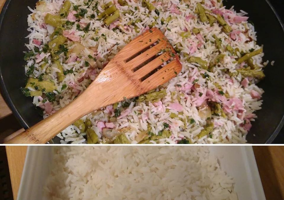 Réutilisez les restes de riz